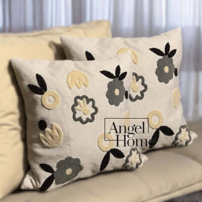 2'li Punch Kırlent Kılıfı 40 x 40 - 1