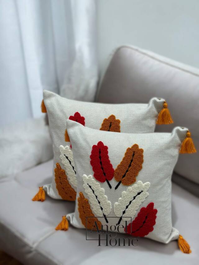 2'li Punch Kırlent Kılıfı 40 x 40 - 1